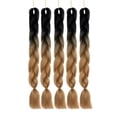thumbnail image 5 of SAYFUT 3 Bundle/Packs Braiding Hair Kanekalon Fiber for Twist Braiding Hair Multiple Tone Color Ombre Jumbo Braids 95g/pcs 24", 5 of 5