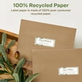 thumbnail image 4 of Avery EcoFriendly Address Labels, 1" x 2-5/8", 750ct (48160), 4 of 11