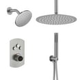 thumbnail image 1 of Mondawe Ceiling Shower Faucet Set with Valve Bathroom High Pressure Dual 3 in 1 Shower System with Handheld Showerhead 3-way Water Diverter Shower Trim Kit, 1 of 1