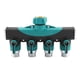 thumbnail image 1 of Divisor de conector de manguera de 4 vías, 3/4, divisor de jardín, adaptador de grifo de agua, cierre de válvula de manguera para jardín doméstico, 1 of 5