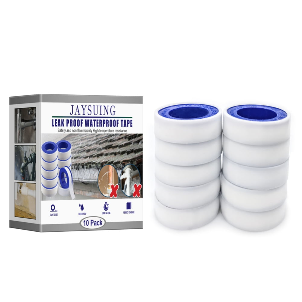 10 Rolls of Tape for Pipe Tape, PTFE Tape, Pipe Work Tape for Shower