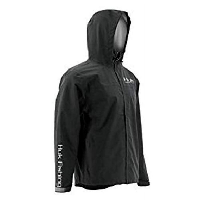 Huk Youth CYA Packable Black Small Rain Jacket