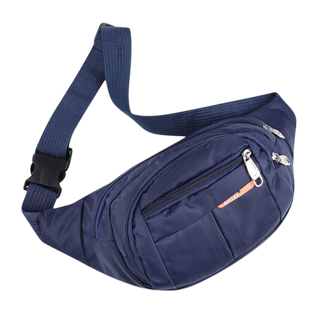 TIMIFIS Sac à Bandoulière Homme Sac de Taille Sport en Toile Mode Décontractée Grande Capacité Rangement