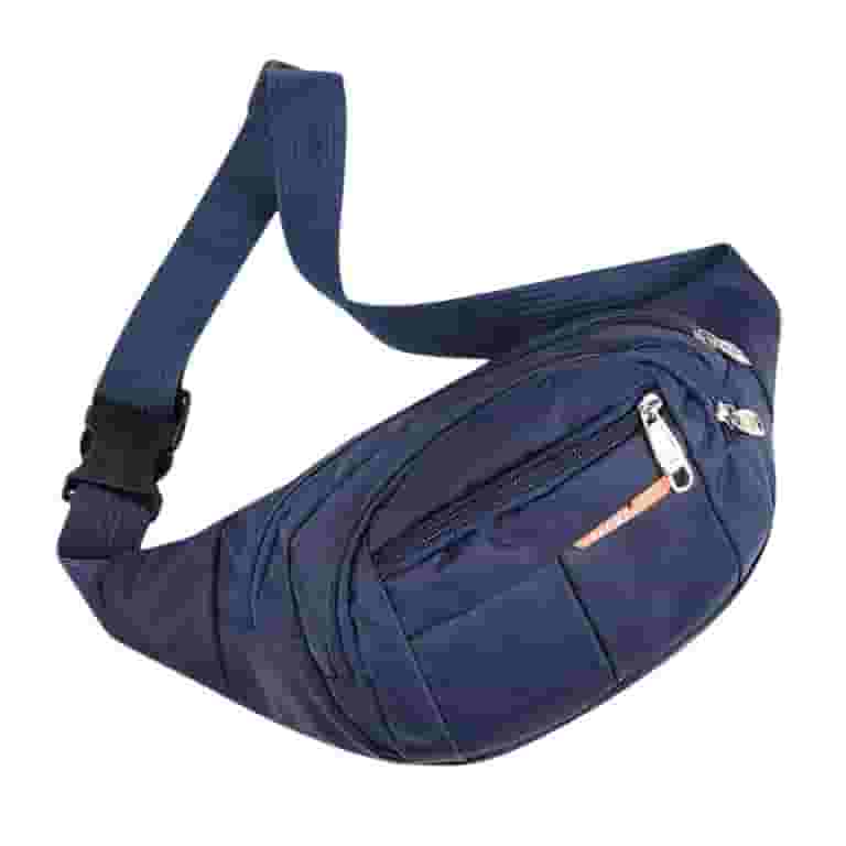 VBXOAE Men's Multifunctional Canvas Sports Waist Bag VBXOAE Men's Multifunctional Canvas Sports Waist Bag
