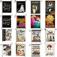 thumbnail image 3 of Halloween decoration, autumn home decoration, autumn welcome garden flag, 12x18in inch double-sided outdoor decoration flag, leaf pumpkin seasonal sensualityval Rural Courtyard Outdoor Decoration Flag, 3 of 6
