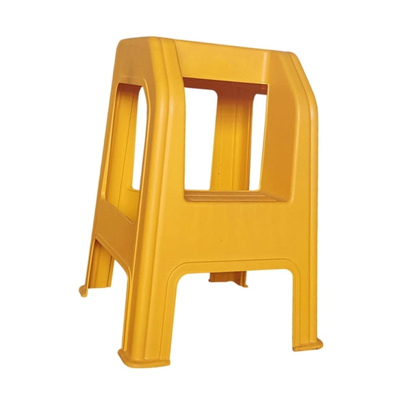 Lavado de automóviles de 2 pasos Stool de heces de mantenimiento Máximo 600 Catties Práctico Multipurpose Amarillo