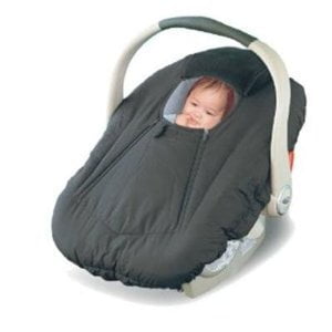 Jolly Jumper Deluxe Sneak-A-Peek Carseat Cover - Black