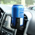 thumbnail image 3 of Soporte para bebidas para salida de aire de coche, soporte para vasos, bandeja de comida negra para coche, organizador de bebidas, portavasos ABS, 3 of 6