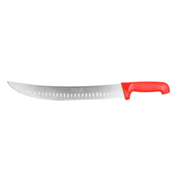 Cuchillo Troquelado Acero Inoxidable 14 Pulgadas Color Rojo Vencort