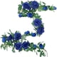 thumbnail image 4 of Guirnalda de rosas artificiales, simulación, decoración floral, decoración de la pared de la oficina en casa, flor falsa, vid de ratán 2 piezas Speravity  HA7773-00B, 4 of 6