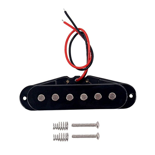 Bobina Simple Pickup shamjiam Pastillas para guitarra eléctrica Negro
