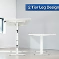 thumbnail image 3 of VIVO Electric Dual Motor 71” x 36” Standing Desk, White Top, White Frame, 3 of 8