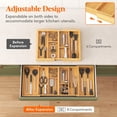 thumbnail image 4 of Organizador de utensilios Lifewit, grande, ampliable, 54,4 a 91,4 cm de ancho, 4 of 9
