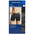 thumbnail image 4 of Calvin Klein Mens 3 Pack Chromatic Microfiber Boxer Briefs Black/Black/Grey, Large, 4 of 4