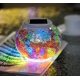 thumbnail image 4 of Luces LED de jardín con bola de mosaico de vidrio alimentadas con energía solar WsGift, 4 of 6