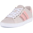 thumbnail image 6 of Guess Jacobb Women's Lace Up Leather Stud Trainers In Nude Size 8.5, 6 of 6