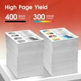 thumbnail image 2 of JETTRON 245XL 246XL Ink Cartridges for Canon Ink 245 and 246 PG-245XL CL-246XL 243 244 XL PG-243 CL-244 for Canon Pixma MG2522 Printer(1 Black, 1 Tri-Color), 2 of 9