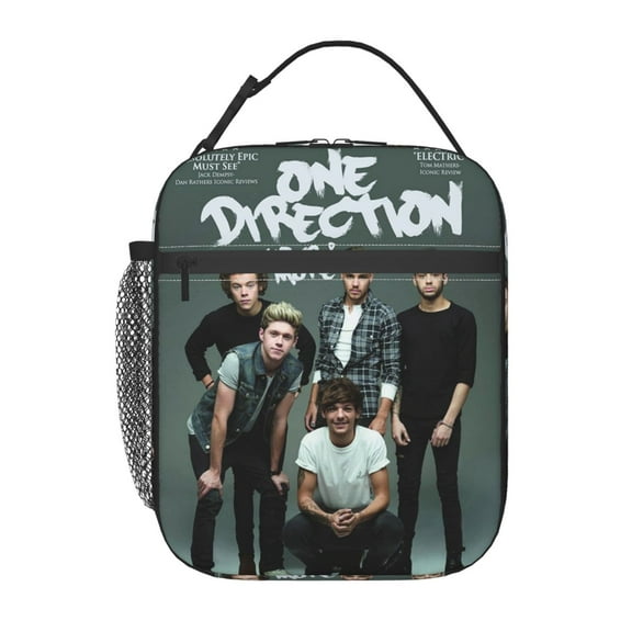 One Direction Lunch Bag Insulated Lunch Box Reusable Lunchbox Waterproof Portable Lunch Tote. 10 x 8 x 4 inch