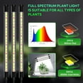 thumbnail image 2 of Grow Lights for Indoor Plants Heads LED Full Spectrum Lamps With Clips Diable Levels and //H Timer for Growing, 2 of 7