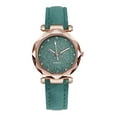 thumbnail image 1 of Reloj de cuarzo para mujer, relojes para mujer, relojes para mujer, conjunto de pulsera con flores, reloj de pulsera para mujer, reloj de cuarzo casual de cuero., 1 of 3