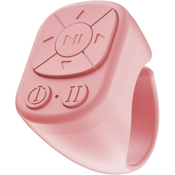 TikTok Scrolling Ring - Remote Control for TikTok, Bluetooth Page Turner Ring Scroller for iPhone iPad, Camera Shutter Short Video and Music Remote Controller, iOS Android Phone Compatible