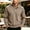 Beige # Mens Shirts, variant on Long Sleeve Tops for Men Outdoor Button up Pullover Fashion Winter Casual Plain Mens Tshirts Stand up Collar