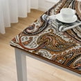 thumbnail image 4 of HAOXIT  Table Cover Decorative Tablecloth Washable Rectangle Tablecloths, Wedding, Banque, Kashmir Paisley - Thanksgiving/Christmas 40*40, 4 of 7