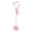 Pink, variant on Cat Kitten Toy Spring Fuzzy Balls Rope Funny Bluish