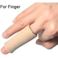 thumbnail image 6 of Cuttable Toe Tubes Sleeves 5 Pack（0.8 inch/2 cm diameter）, Made of Elastic Fabric Lined with Silicone Gel. Toe Sleeve Protectors Relief Toe Pressure Pain, Corn and Calluses Remover, 6 of 8