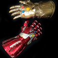 thumbnail image 2 of Guantes infinitos de Marvel Thanos 1:1, Nano brillo, todo de Metal, usable, adorno, Colección genial, juguetes de utilería para Cosplay Gong Bohan LED, 2 of 2