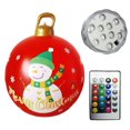 thumbnail image 1 of 60cm Inflatable Christmas Ball PVC Glow Christmas Inflatable Ball (Style S), 1 of 8