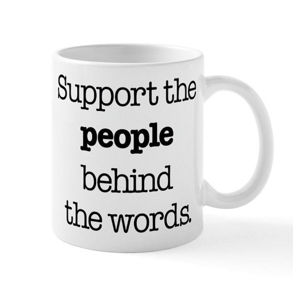 CafePress - Support Journalist - 11 oz Ceramic Mug - Novelty Coffee Tea Cup