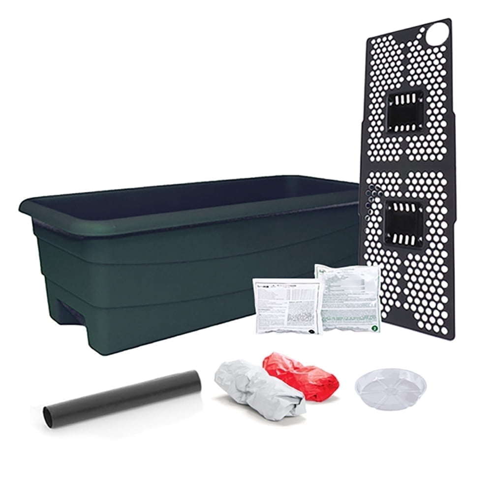 EarthBox Junior Garden Kit with Standard 7-7-7 Fertilizer - Dark Green
