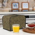 thumbnail image 6 of Yiaed Leopard2 Print Two Slice Bread Machine Cover, Universal Size Kitchen Appliance Cover for Bread Machine,Bread Machine Cover, 6 of 7