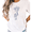 1-White, variant on UNISHE Women's Blue Astronaut Planet Balloon Graphic Short Sleeve T-Shirt Cotton Crewneck Top