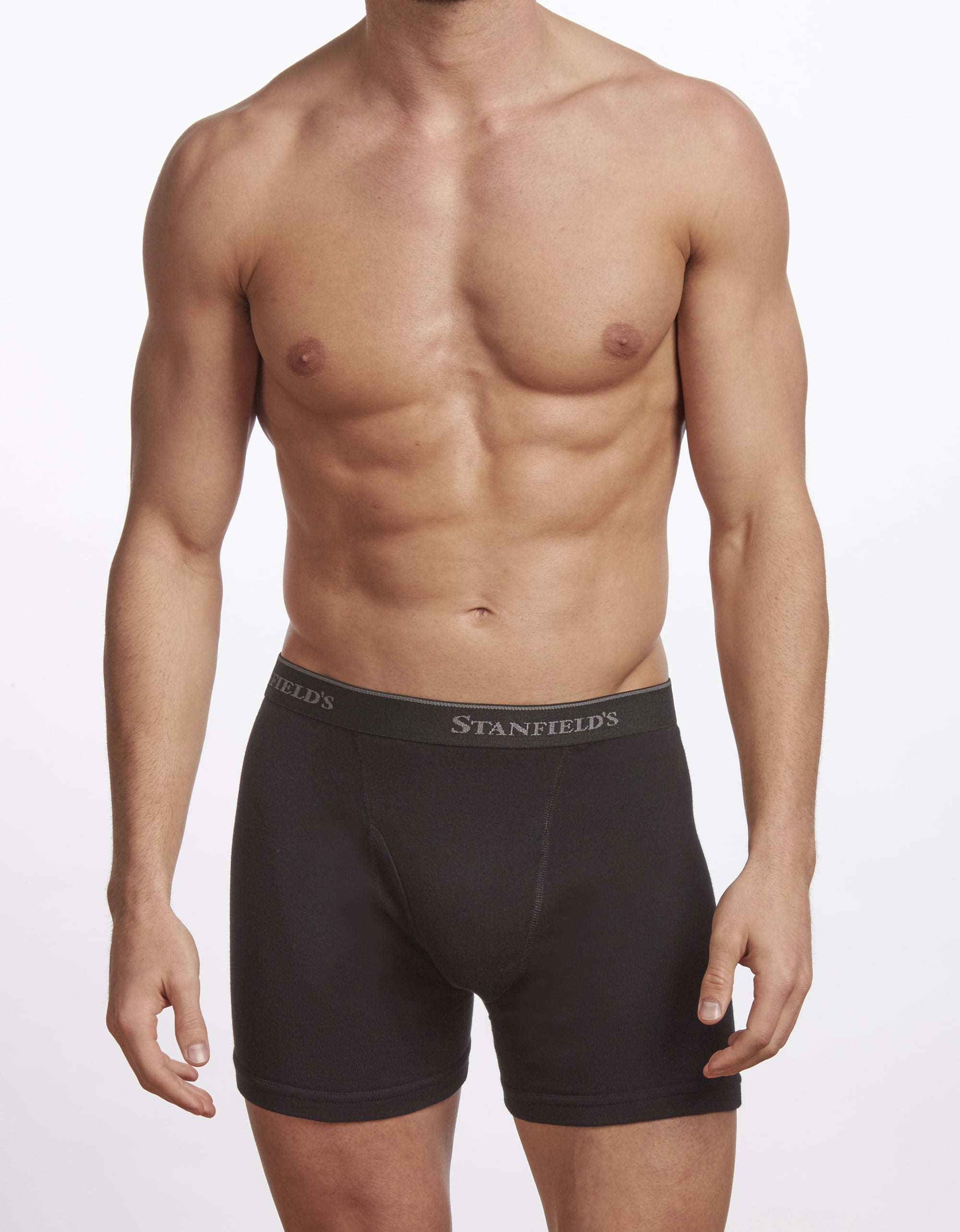 Stanfield's Men's 2 Pack Premium Cotton Boxer Briefs Underwear