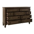 thumbnail image 3 of Americana Farmhouse 9 Drawer Dresser - Dusty Taupe, 3 of 6