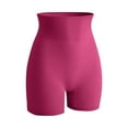 thumbnail image 6 of Dealovy Biker Shorts for Women High Waist Butt Lifting Athletic Yoga Shorts Slim Ribbed Knit Workout Tight Shorts, 6 of 8