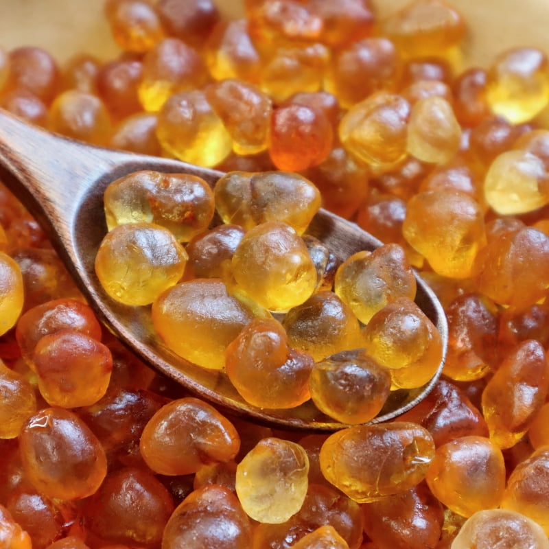 Royal Seafood USA Natural Peach Gum jelly 450g Rich in collagen, No Additives, Desserts, Premium Tao Jiao