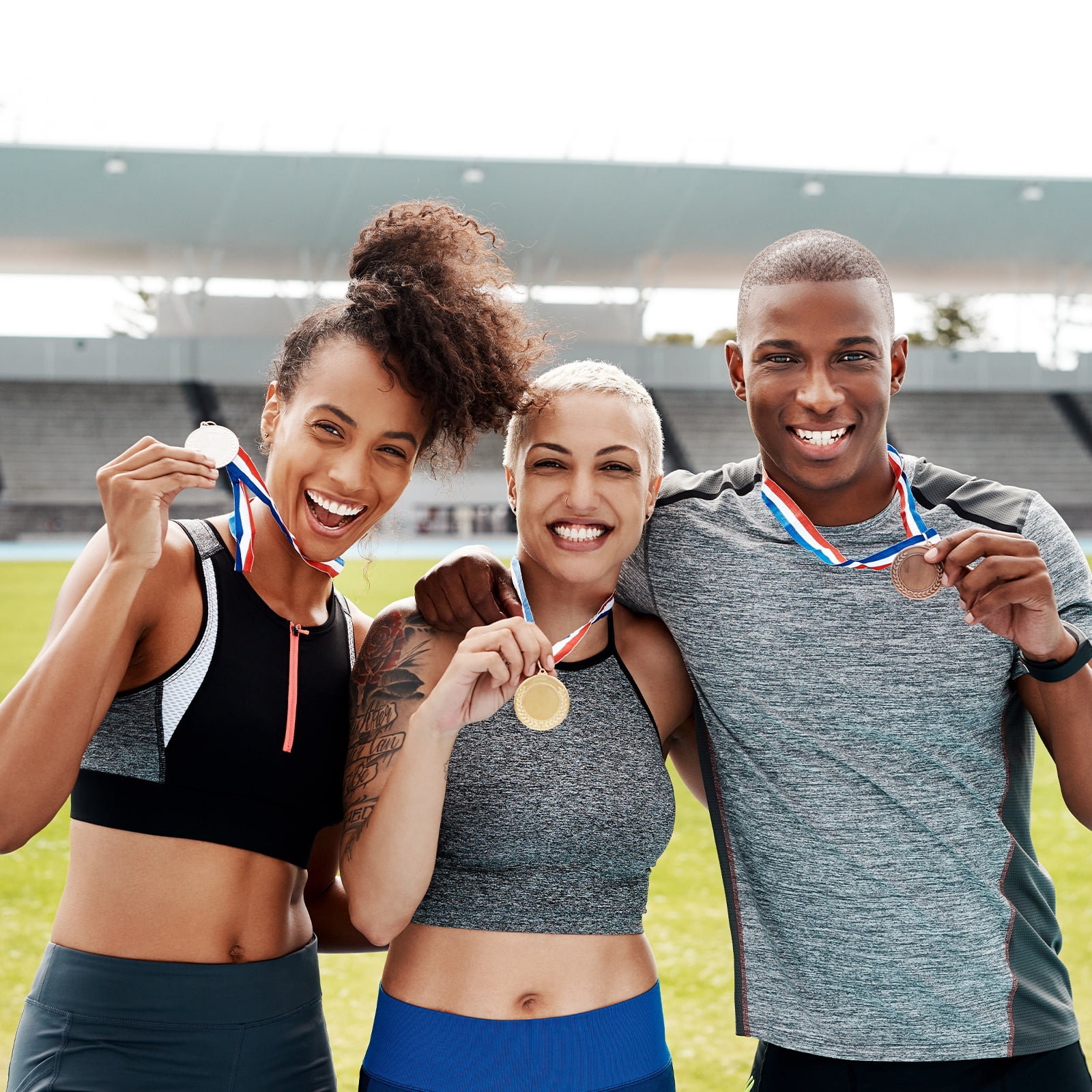 Uxcell Award Medals, Metal Winner Medals with Neck Ribbon for Sports Competition Party Favor Bronze