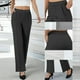 thumbnail image 1 of Pincandy Women's Solid Color Gabardine Pants - Elastic Waist with Unique Leg Line Design, Loose Fit with Side Pockets, Ideal for Casual & Active Lifestyles, 1 of 7