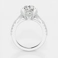 thumbnail image 2 of Zoya Jewel Radiant Cut 2.5 Ct Lab Simulated Diamond Ring - 14K White Gold Plated Proposal Band - Engagement Wedding Jewelry - Simple Solitaire Ring Gift, 2 of 2