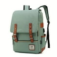 thumbnail image 1 of Student Backpack Travel Backpack Outdoor Casual Bag For Men And Women Computer Bag Shoulder Bag Multi-purpose Backpack With Belt Decoration, 1 of 5