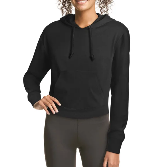 Hanes Originals Women's French Terry Cropped Hoodie, Sizes XS-XXL