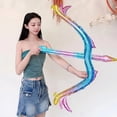 thumbnail image 4 of Globo de alas de mariposa de colores, globo inflable con alas de ángel y lazo, globo de película de aluminio para niños, 4 of 5