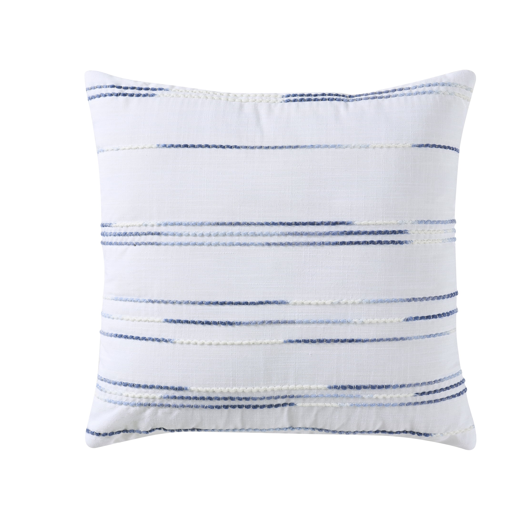 Mainstays 5-Piece Navy Waffle Check Comforter Set, King