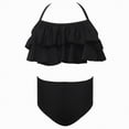 thumbnail image 6 of mgoYE Girl Swimsuit 10 Girls Swimsuits Two Piece Bathing Suits Sport Beach Bikini Sets Teen Summer Swimwear with Chest Pad(Grey,11-12 Years), 6 of 9