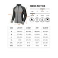 thumbnail image 7 of Little Donkey Andy Men's Ultra Soft Warm Fleece Hybrid Jacket, Lightweight Thermal Running Coat for Golf Hiking Grey Heather XXL, 7 of 7