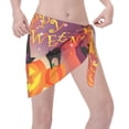 thumbnail image 3 of Bingfone Halloween Women's Sarong Swimsuit Cover Ups Bathing Suit Coverups Chiffon Beach Wrap Skirts, 3 of 7