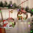 thumbnail image 5 of Marryso Christmas Wreath for Front Door Christmas Decorations Santa Claus Small Circle Wreath Pendants Children's Christmas Gifts Wreath Christmas Tree Pendants, 5 of 8